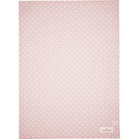 GreenGate Penny Kuchyňská utěrka Pale Pink 50 x 70 cm