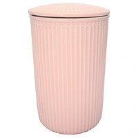 GreenGate Alice Porcelánová kuchyňská dóza Pale Pink 13,5 cm