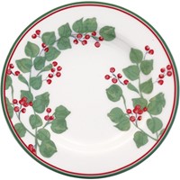GreenGate Scarlett Porcelánový dezertní talíř White 15 cm
