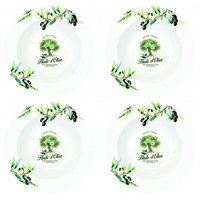 Easy Life Douce Provence Sada porcelánových talířů na těstoviny 4 x 22 cm
