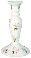 GreenGate Asta Keramický svícen White 15 cm