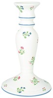 GreenGate Hannah Keramický svícen White 15 cm