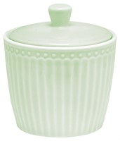 GreenGate Alice Porcelánová cukřenka Pale Green