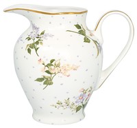 GreenGate Asta Porcelánová mléčenka White 8 cm