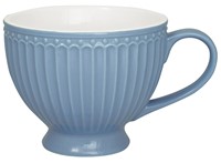 GreenGate Alice Porcelánový hrnek na čaj Sky Blue 400 ml