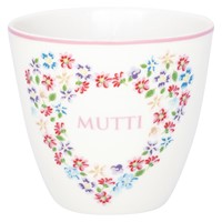 GreenGate Columbine Porcelánový hrnek na latté Mutti 350 ml