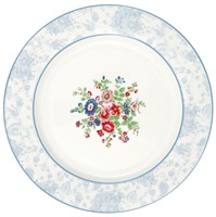 GreenGate Ailis  Porcelánový jídelní talíř White 26,5 cm