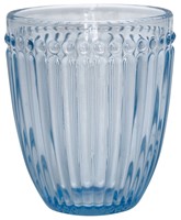 GreenGate  Alice Zdobená sklenička Pale Blue 350 ml