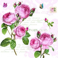 Easy Life Papírový ubrousek Romantic Roses 33 x 33 cm