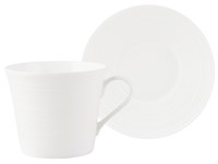 Creative Tops Mikasa Ciara Porcelánový šálek s podšálkem na čaj 350 ml