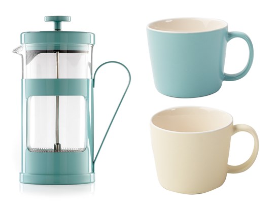 Creative Tops La Cafetiere Monaco Blue Kávový set pro dva