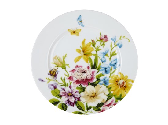 Creative Tops Katie Alice English Garden Dezertní porcelánový talíř bílý 20 cm