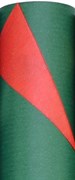 Zöwie Balicí papír dvoubarevný zelená/červená 70 x 200 cm