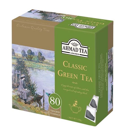 Ahmad Tea Classic Green zelený čaj 80 ks