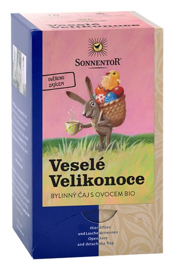 Sonnentor Veselé Velikonoce bio porcovaný 18 ks