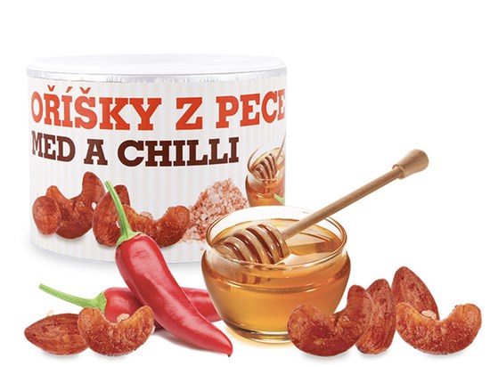 Mixit Oříšky z pece - med a chilli 140 g