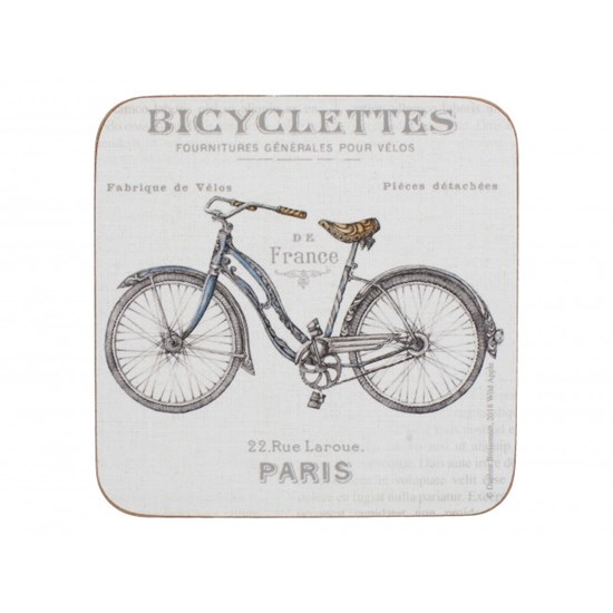 Creative Tops Bicycle Korkové prostírání 10,5 x 10,5 cm