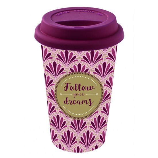 Easy Life Cups & Mugs Coffee Mania Cestovní hrnek Follow Your Dreams 350 ml