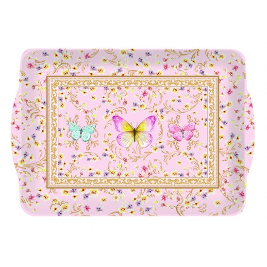 Easy Life Melaminový tác Majestic Butterflies mini 22 x 15 cm