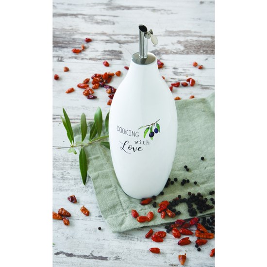 Easy Life Kitchen Elements Porcelánová lahvička na olej 300 ml