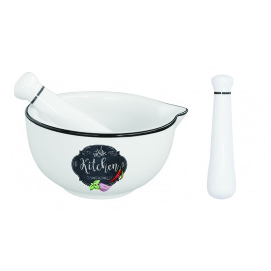 Easy Life Kitchening Kitchen Basic Porcelánový hmoždíř 12 cm