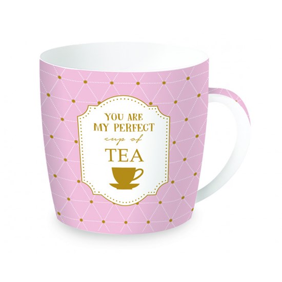 Easy Life Cups & Mugs Coffee or Tea Porcelánový hrnek na čaj You Are My Perfect Cup Of Tea 350 ml
