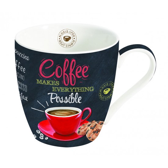 Easy Life Cups & Mugs Coffee Mania Porcelánový hrnek na kávu Makes Everything Possible 350 ml