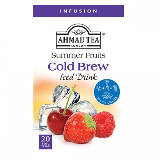 Ahmad Tea Cold Brew Iced Tea Summer Fruit Infusion 4/22 20 x 2 g