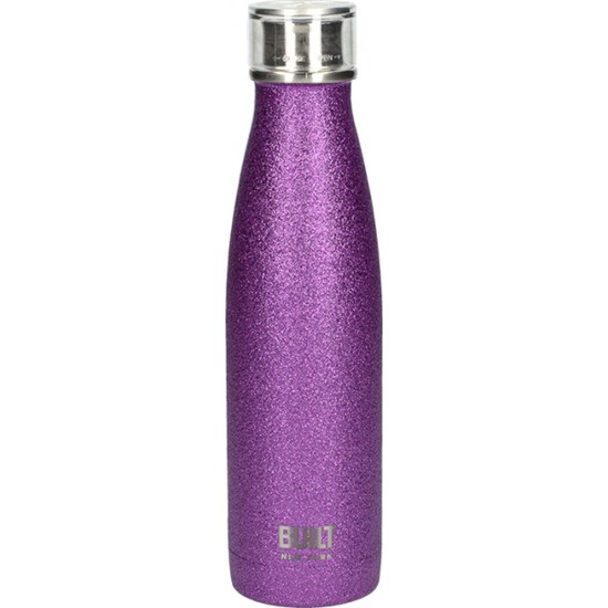 Creative Tops BUILT Hydration Láhev na vodu fialová třpytivá 480 ml