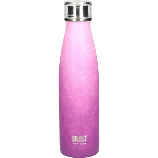 Creative Tops BUILT Hydration Láhev na vodu růžová duhová 480 ml