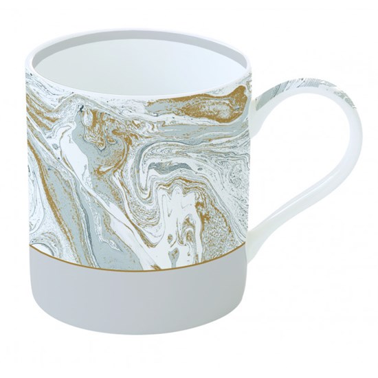 Easy Life Cups & Mugs Malachite Porcelánový hrnek Grey 350 ml