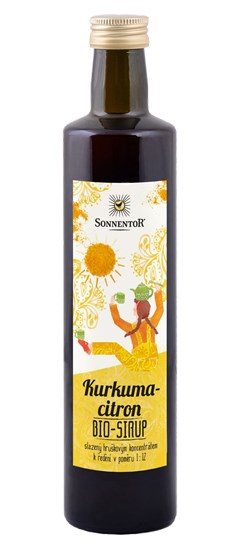 Sonnentor Kurkuma-citron sirup bio 500 ml