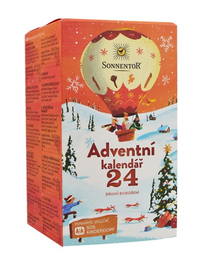 Sonnentor Adventní kalendář koření bio krabička 116 g