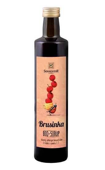 Sonnentor Brusinka sirup bio 500 ml