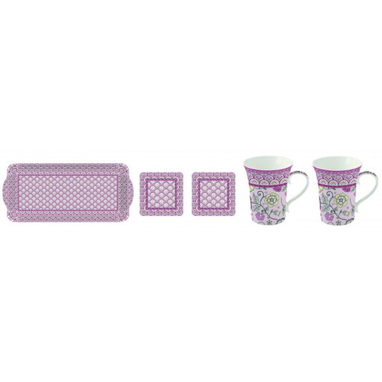 Easy Life Monsoon Pink Dárková sada na čaj 2 x 360 ml