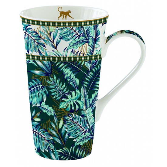 Easy Life Coffee Mania Porcelánový hrnek velký Jungle 600 ml