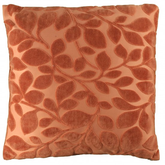 Unique Living Heboučký polštář Emma oranžový 45 x 45 cm