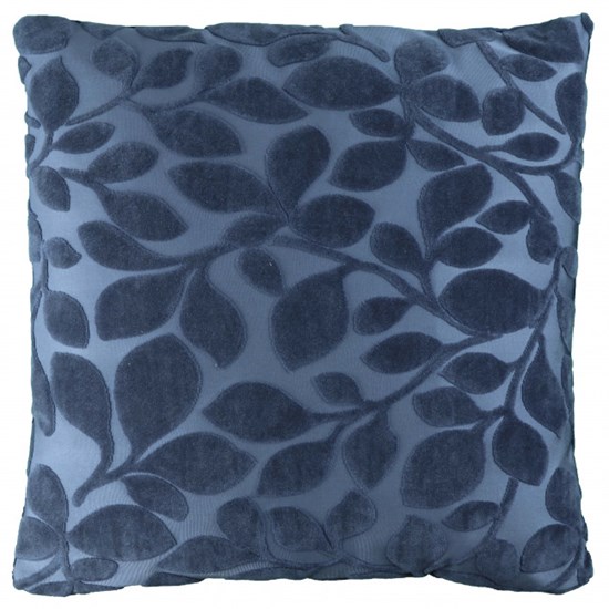 Unique Living Heboučký polštář Emma tmavě modrý 45 x 45 cm