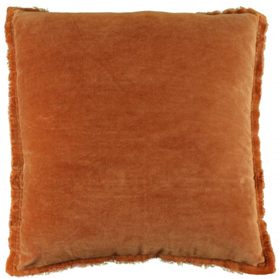 Unique Living Hladký polštář Feline oranžový 45 x 45 cm