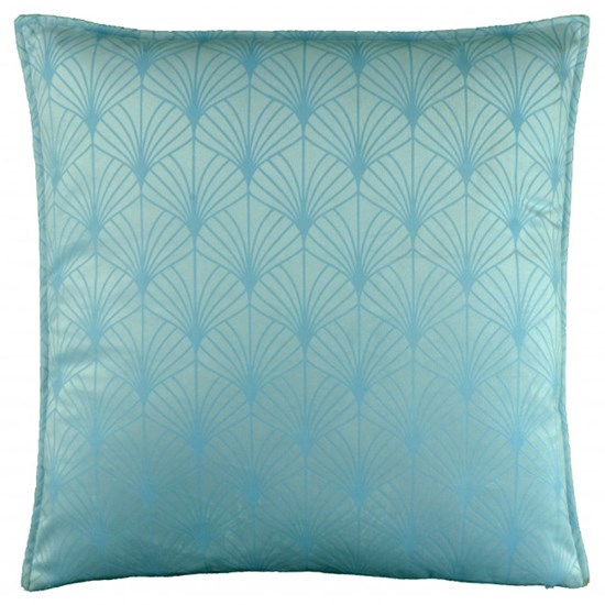 Unique Living Luxusní polštář Danilo světle modrý 45 x 45 cm