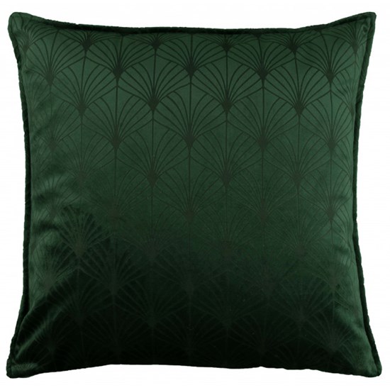 Unique Living Luxusní polštář Danilo tmavě zelený 45 x 45 cm