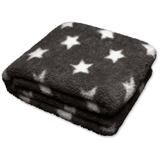 Unique Living Zimní deka Stars tmavě šedá 150 x 200 cm