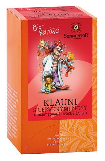 Sonnentor Raráškův čaj Klauni s červenými nosy Bylinný čaj 20 ks