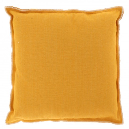 Unique Living Hladký polštář Scandic žlutý 45 x 45 cm