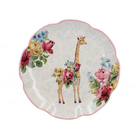Creative Tops Katie Alice Blooming Fancy Porcelánový dezertní talířek  se žirafou