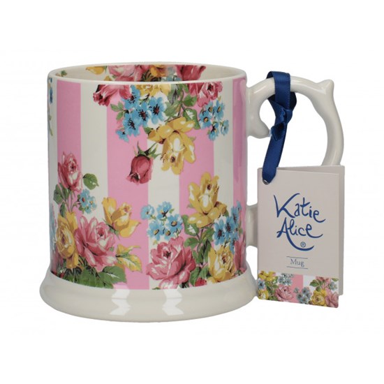 Creative Tops Katie Alice Blooming Fancy Porcelánový hrnek  pruhovaný 350 ml