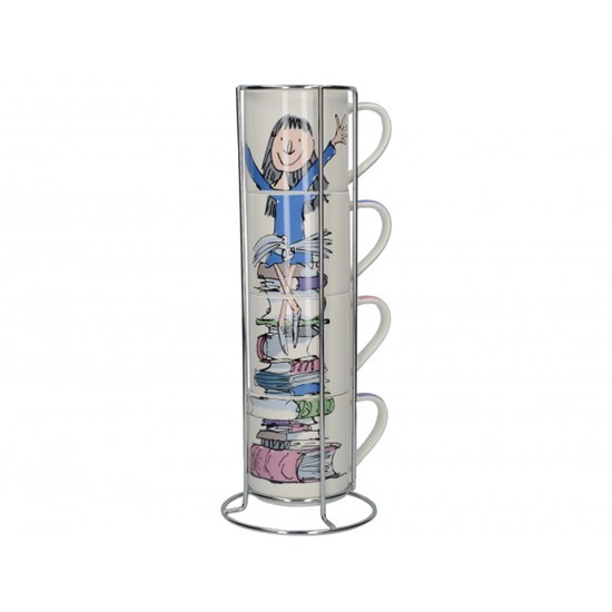 Creative Tops Roald Dahl Sada čtyř porcelánových hrnků Matilda 4 x 250 ml