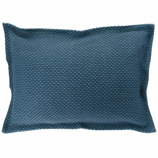 Unique Living Režný obdélníkový polštář Zaza modrý 40 x 60 cm