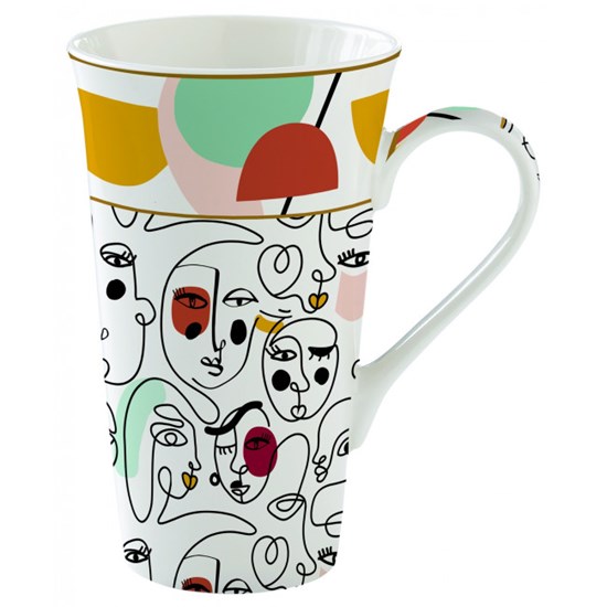 Easy Life Modernism Porcelánový hrnek velký 600 ml