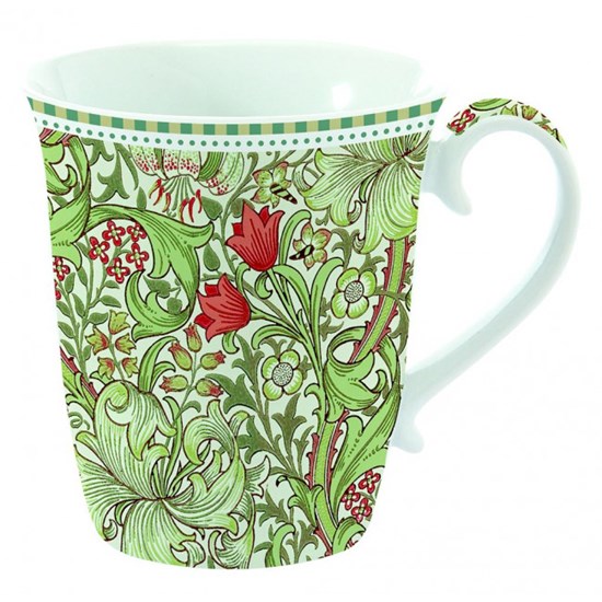 Easy Life William Morris Green Porcelánový hrnek 275 ml